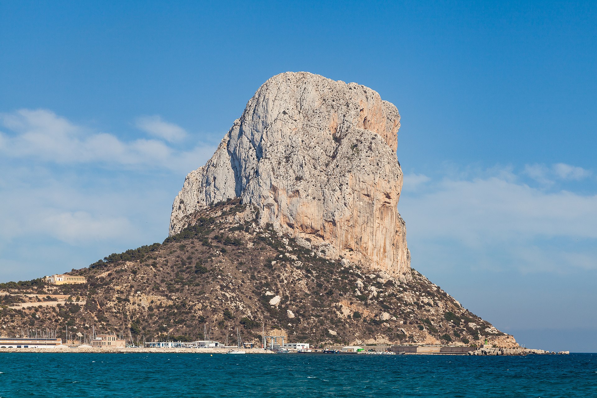 Peñón de Ifach over the Mediterranean, Calpe, Costa Blanca